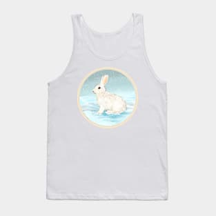 Snowshoe Hare Snowy Day Tank Top